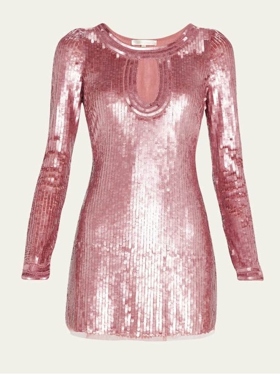 LoveShackFancy Dresses & Skirts - LoveShackFancy Devers Keyhole-Front Sequined Mini Dress. Size 2